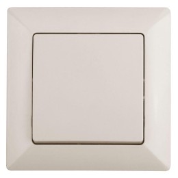 Кнопка включения СП Solo 4-109-02 10А 250В IP20 слон. кость Intro Б0053626