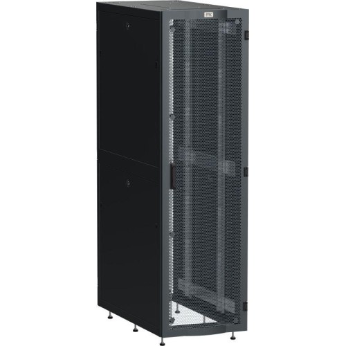 Шкаф серверный 19дюйм LINEA S 48U 600х1000мм перфорированные двери черн. ITK LS05-48U61-2PP