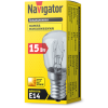 Лампа накаливания 61 203 NI-T26-15-230-E14-CL Navigator 61203