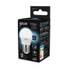 Лампа светодиодная Black 7Вт P45 шар 4100К нейтр. бел. E27 550лм шаг. диммир. GAUSS 105102207-S