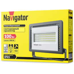 Прожектор светодиодный 14 149 NFL-01-100-4K-LED 100Вт 4000К IP65 8100лм черн. Navigator 14149