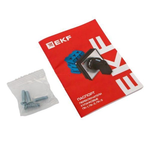Переключатель кулачковый ПК-2-13 3п 40А "ВКЛ-ВЫКЛ" IP65 EKF pk-2-13-40-65