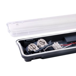 Светильник светодиодный LML-0406-11 C01 NEW корпус под LED 2 лампы 60см IP65 220В Ultraflash 15190