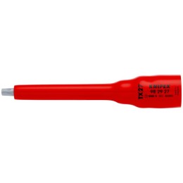 Головка торцевая VDE 1000В DR 3/8дюйм 12-гранная TX27 диэлектрическая Knipex KN-982927