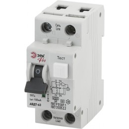ЭРА NO-902-07 Pro Автоматический выключатель дифференциального тока АВДТ 63 C32 100мА 1P+N тип A