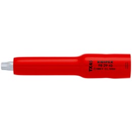 Головка торцевая VDE 1000В DR 3/8дюйм 12-гранная TX45 диэлектрическая Knipex KN-982945