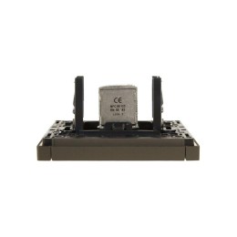 Розетка TV проходная FORTE&PIANO FP329 сер. IEK FP-A10-P-K03