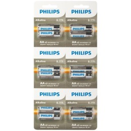Элемент питания алкалиновый AA/LR6 1.5В Entry отрывной набор (блист. 12шт) Philips Б0064636