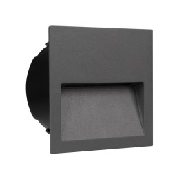 Светильник LTD-TRAIL-S115x115-4W Warm3000 GR 70deg 230В 4Вт 3000К IP65 ландшафтный метал. Arlight 02