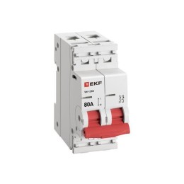 Выключатель нагрузки 2п 80А ВН-125N PROxima EKF S1252080