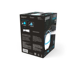 Фонарь кемпинговый аккумуляторный GFL 5Вт 380лм IP20 аккум. Li-ion 3600мА.ч диммир. голуб. GAUSS GF0