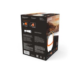 Фонарь кемпинговый аккумуляторный GFL 5Вт 380лм IP20 аккум. Li-ion 3600мА.ч диммир. оранж. GAUSS GF0