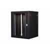 Шкаф телекоммуникационный настен. 19дюйм 15U 769х600х600мм дверь стекло черн. Datarex DR-634101