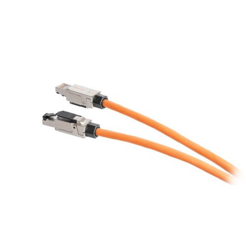 Коннектор RJ45/8P8C под витую пару кат. 6 (класс E) 250МГц. покрытие 50мкд универс. ножи T568B самоз