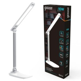Светильник светодиодный настольный Qplus 10Вт 2700-6000К 590лм 5В с USB-разъемом диммир. бел. GAUSS
