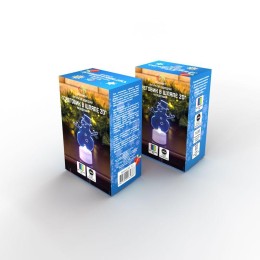 Фигура светодиодная "Снеговик в шляпе" 10см 1LED RGB 0.1Вт 4.5В IP20 на подставке элементы питания 3