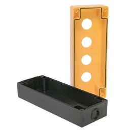 Корпус КП104 4 кнопки пластик. желт. EKF cpb-104-o