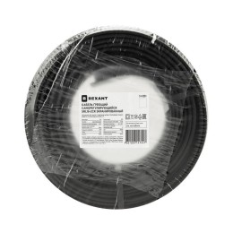 Кабель греющий саморег. экранированный SRL16-2CR (16Вт/1м) (уп.50м) Rexant 51-0201