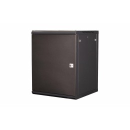 Шкаф телекоммуникационный настен. 19дюйм 15U 769х600х600мм дверь метал. черн. Datarex DR-644101
