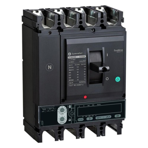 Выключатель автоматический SPC400 150кА S5.3E 4P4D 400А SE SPC400L40053E4DFC