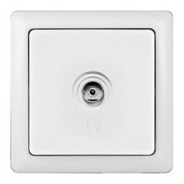 Розетка телевизионная оконечная TV СП Хит бел. SE RAT-1S3-B