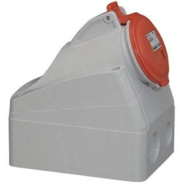 Розетка накладная 32А 380В 3K+3 IP44 Leg 555258