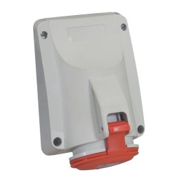 Розетка накладная 32А 380В 3K+3 IP44 Leg 555258