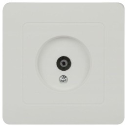 Розетка телевизионная одиночная TV СП Style 7-301-01 IP20 бел. Intro Б0060647