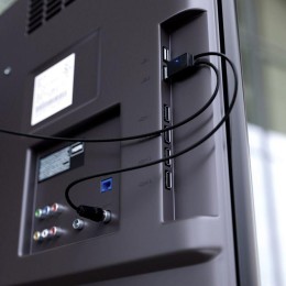 Антенна ТВ комнатная "АКТИВНАЯ" для аналогового и цифрового телевидения DVB-T2 Ag-711 (с USB) Rexant