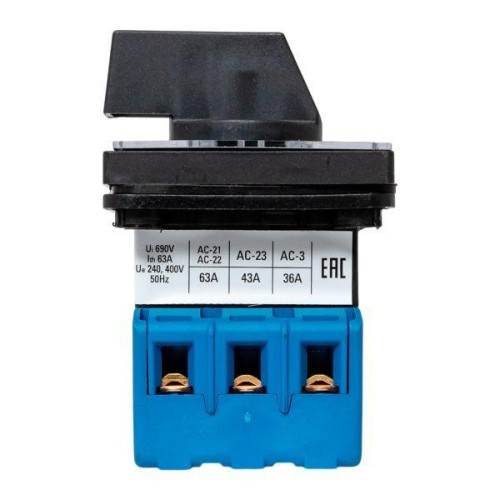 Переключатель кулачковый ПК-2-13 3п 63А "ВКЛ-ВЫКЛ" IP65 EKF pk-2-13-63-65