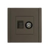 Розетка 2-м TV+RJ45 кат.5E FORTE&PIANO FP336 сер. IEK FP-AK20-1-K03