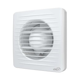 Вентилятор вытяжной осевой 100мм сетка с датчиком влажности таймером бел. ERA 4C HT
