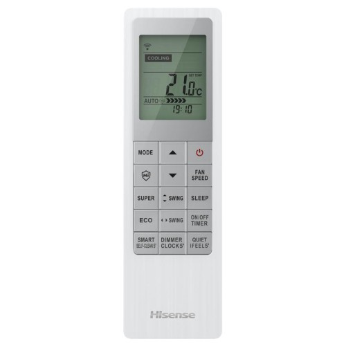 Сплит-система инверторного типа SILVER CRYSTAL AS-10UW4RVETG01W(S) комплект Hisense НС-1489628