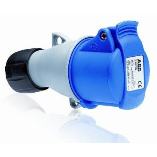 Розетка кабельная 32А 2P+E IP44 ABB 2CMA193528R1000