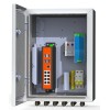 Термошкаф коммутационный 8хPoE 2хSFP 4хSC IP66 300х400х210мм 6 УТП 8КУ Mastermann 00-00015655