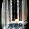Гирлянда светодиодная "Светодиодный Дождь" 3х2м 240LED бел. 12Вт 230В IP20 свечение с динамикой пров