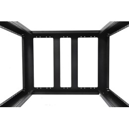 Стойка двухрамная СТК-С-45.2.1000-9005 45U 560х1280мм направл. закл. гайки 480кг черн. ЦМО 1213987