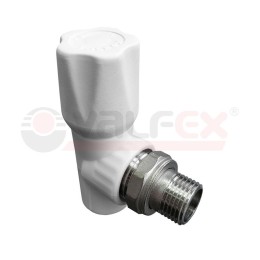 Вентиль для радиатора угловой 25х3/4дюйм (40/10) сер. VALFEX 1014725034Г