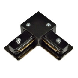 Соединитель для 2-х шинопроводов UBX-Q121 K21 BLACK 1 POLYBAG L-образный. 1ф. черн. Volpe UL-0000128