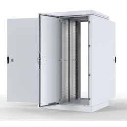Шкаф серверный ШТВ-2-24.10.6-43А3 24U 1045x630мм передн. двер. стальн. лист задн. двер. стальн. лист