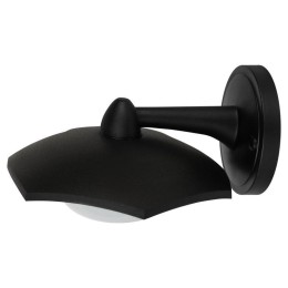 Светильник светодиодный садово-парковый ДБУ 07-8-007 Дели 5 8Вт 6500К IP44 6 гранный настенный черн.