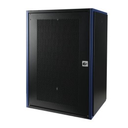 Шкаф настенный 19дюйм 18U 600х450 дв. перф. черн. Datarex DR-620411