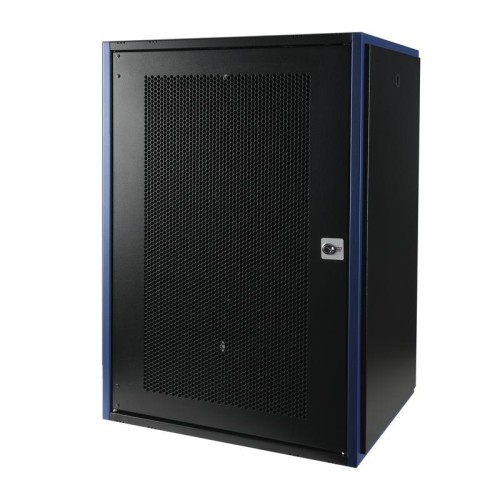 Шкаф настенный 19дюйм 18U 600х450 дв. перф. черн. Datarex DR-620411