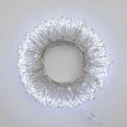Гирлянда светодиодная "Роса "Фейерверк" 20м 1000LED бел. 10Вт IP44 трансф. в компл. Neon-Night 303-2