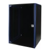 Шкаф настенный 19дюйм 18U 600х450 дв. стекл. черн. Datarex DR-600411