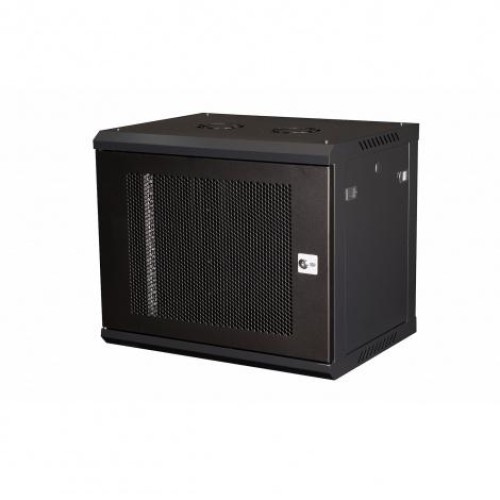 Шкаф настенный 19дюйм 4U 600х450 дв. перф. сер. Datarex DR-620510