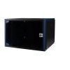 Шкаф настенный 19дюйм 4U 600х450 дв. стекл. черн. Datarex DR-600511