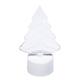 Фигура светодиодная "Елочка 2D" 10см 1LED 0.1Вт 4.5В IP20 на подставке элементы питания 3хAG13(LR44)