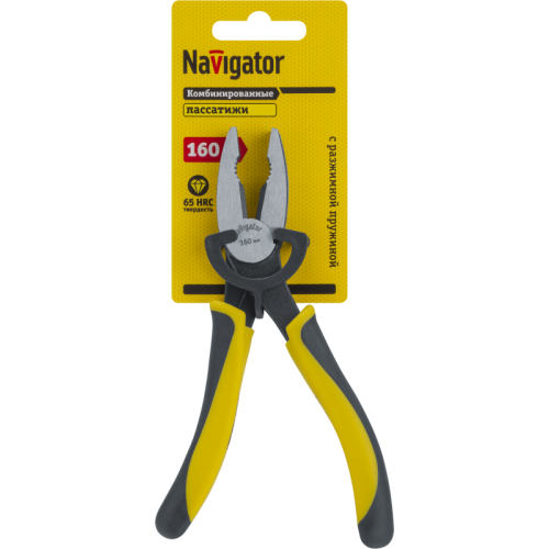 Пассатижи 93 496 NHT-Pa04-160 160мм возврат пружина NAVIGATOR 93496