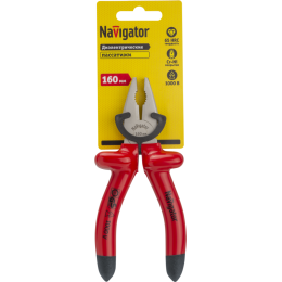 Пассатижи 93 500 NHT-Pad02-160 160мм диэлектр. NAVIGATOR 93500